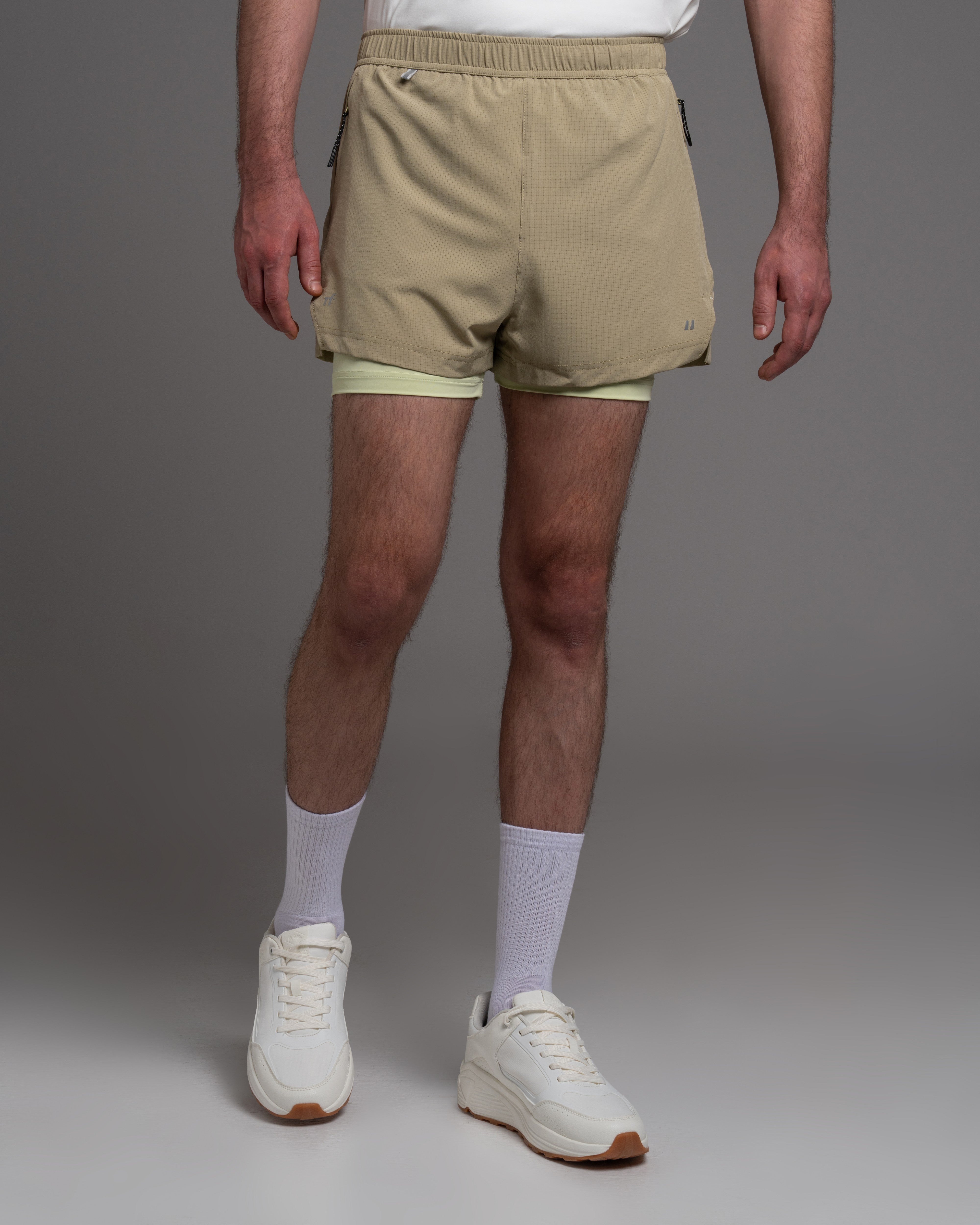 2-in-1 Breathable UPF50 Sport Shorts