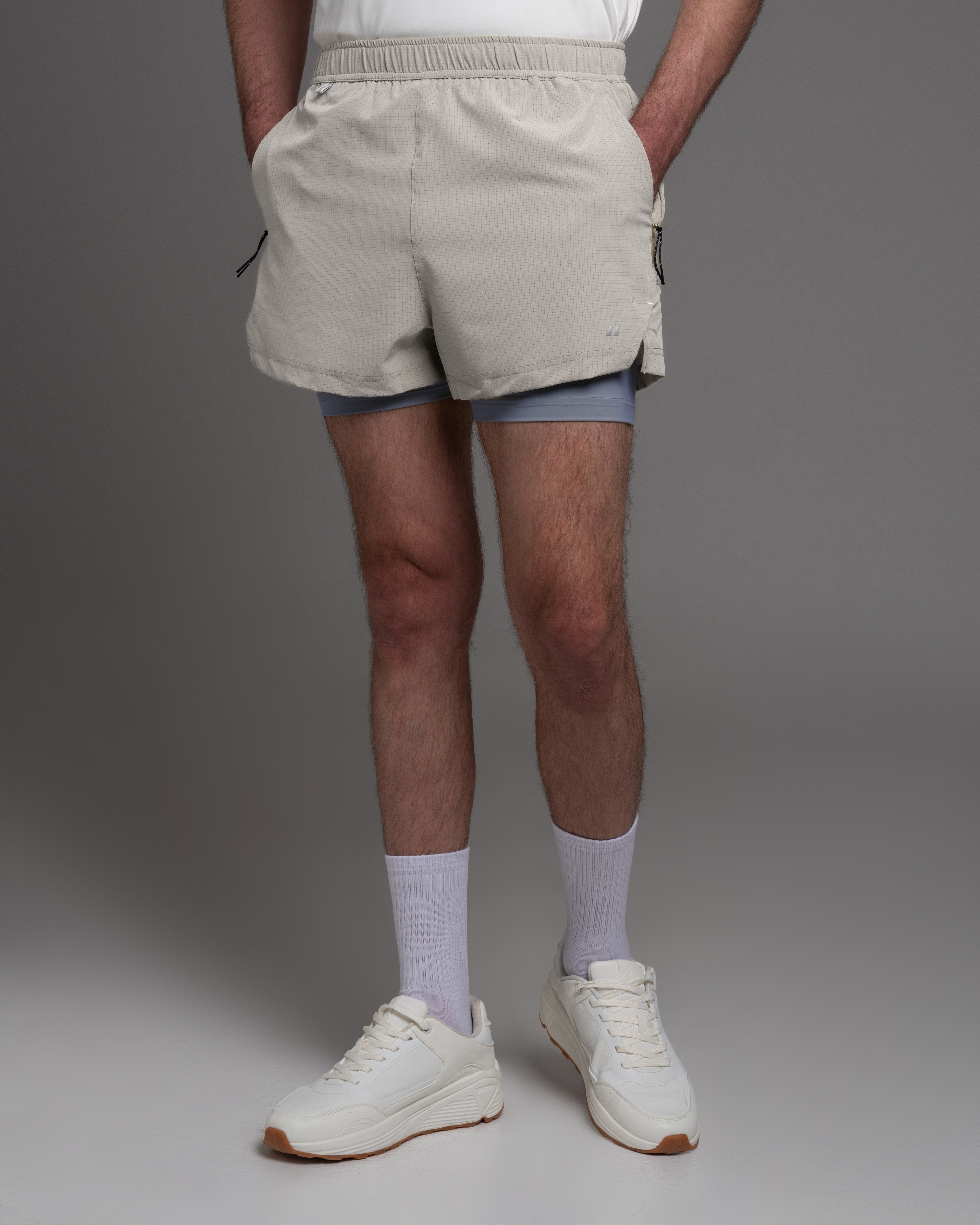 2-in-1 Breathable UPF50 Sport Shorts