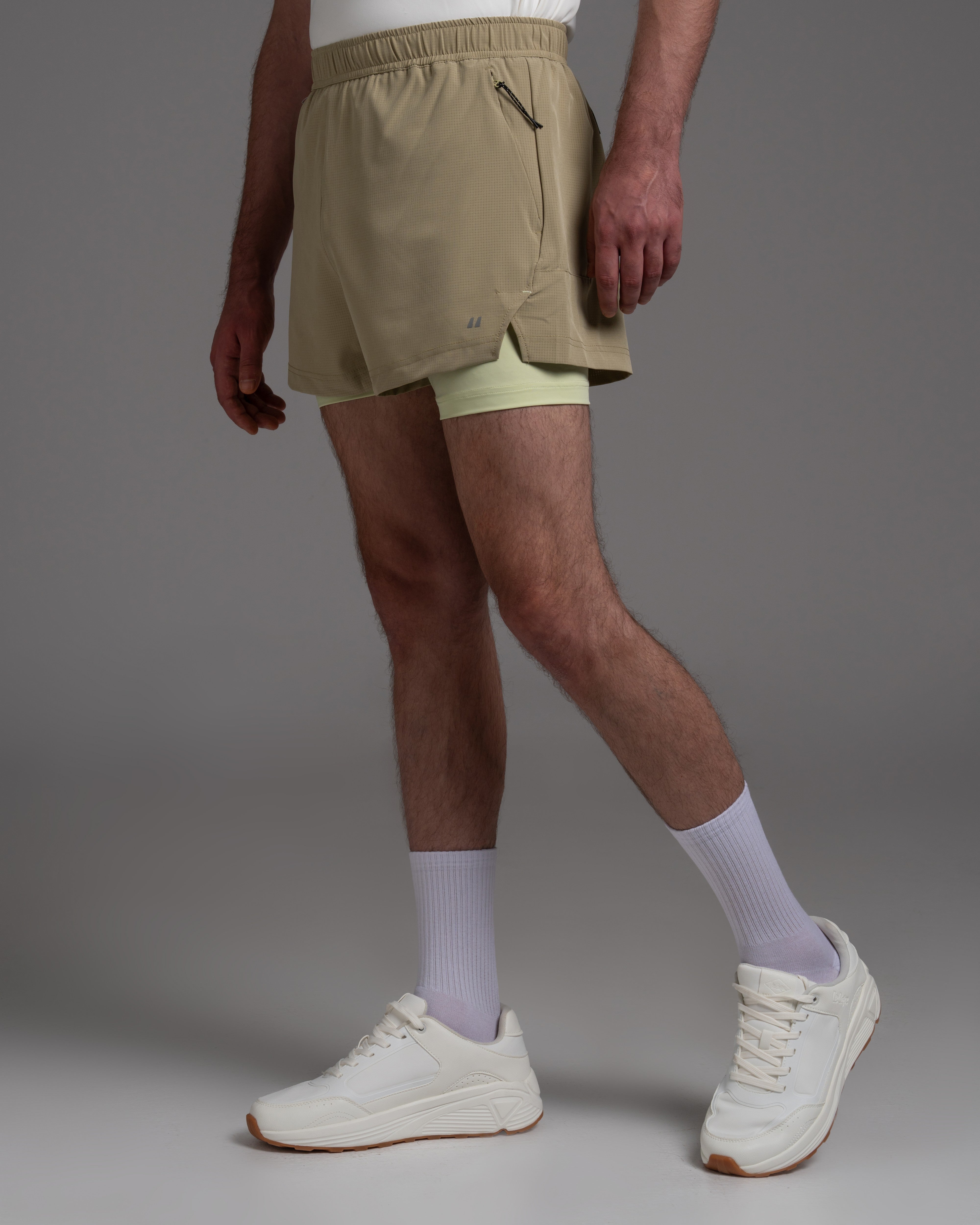 2-in-1 Breathable UPF50 Sport Shorts
