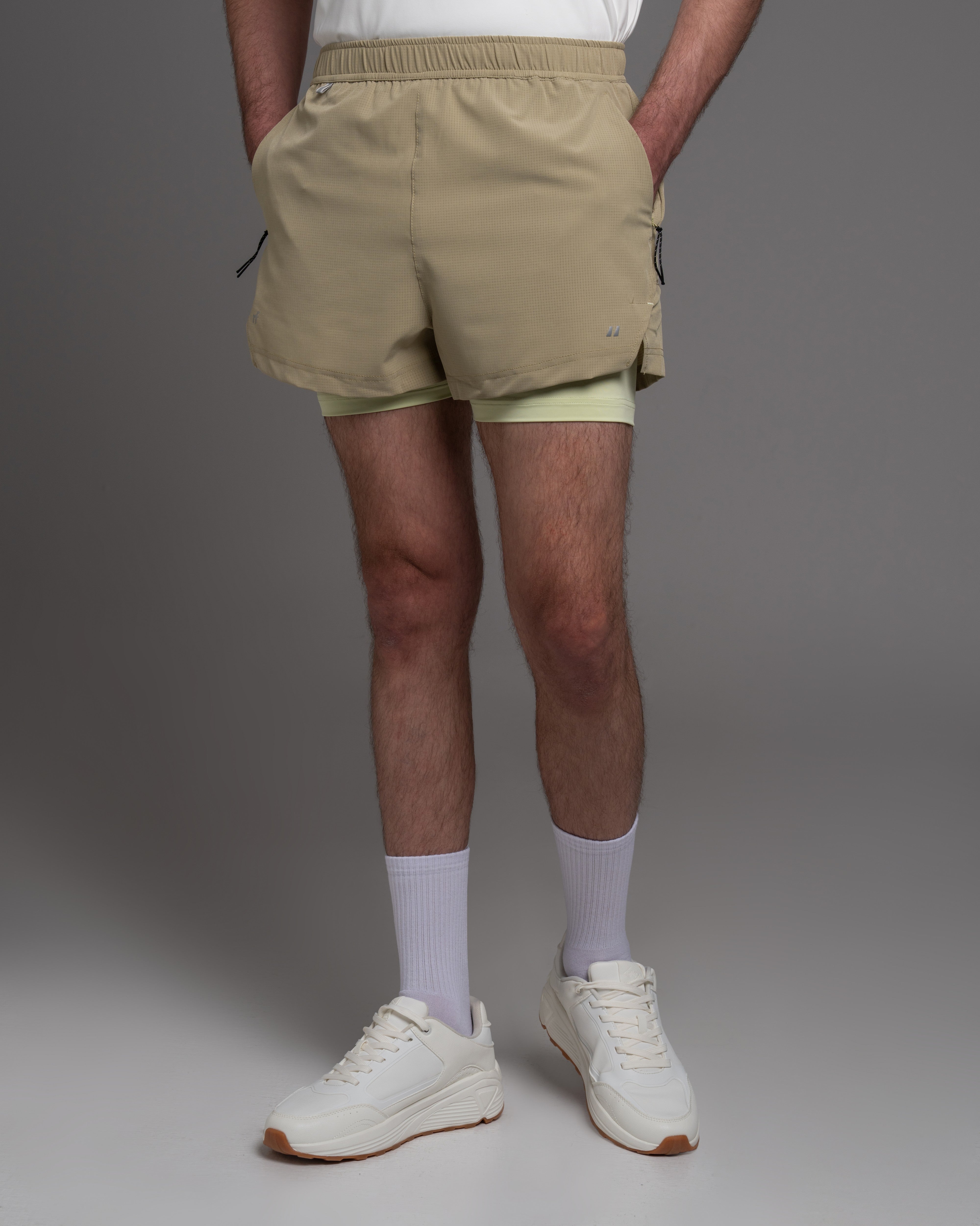 2-in-1 Breathable UPF50 Sport Shorts