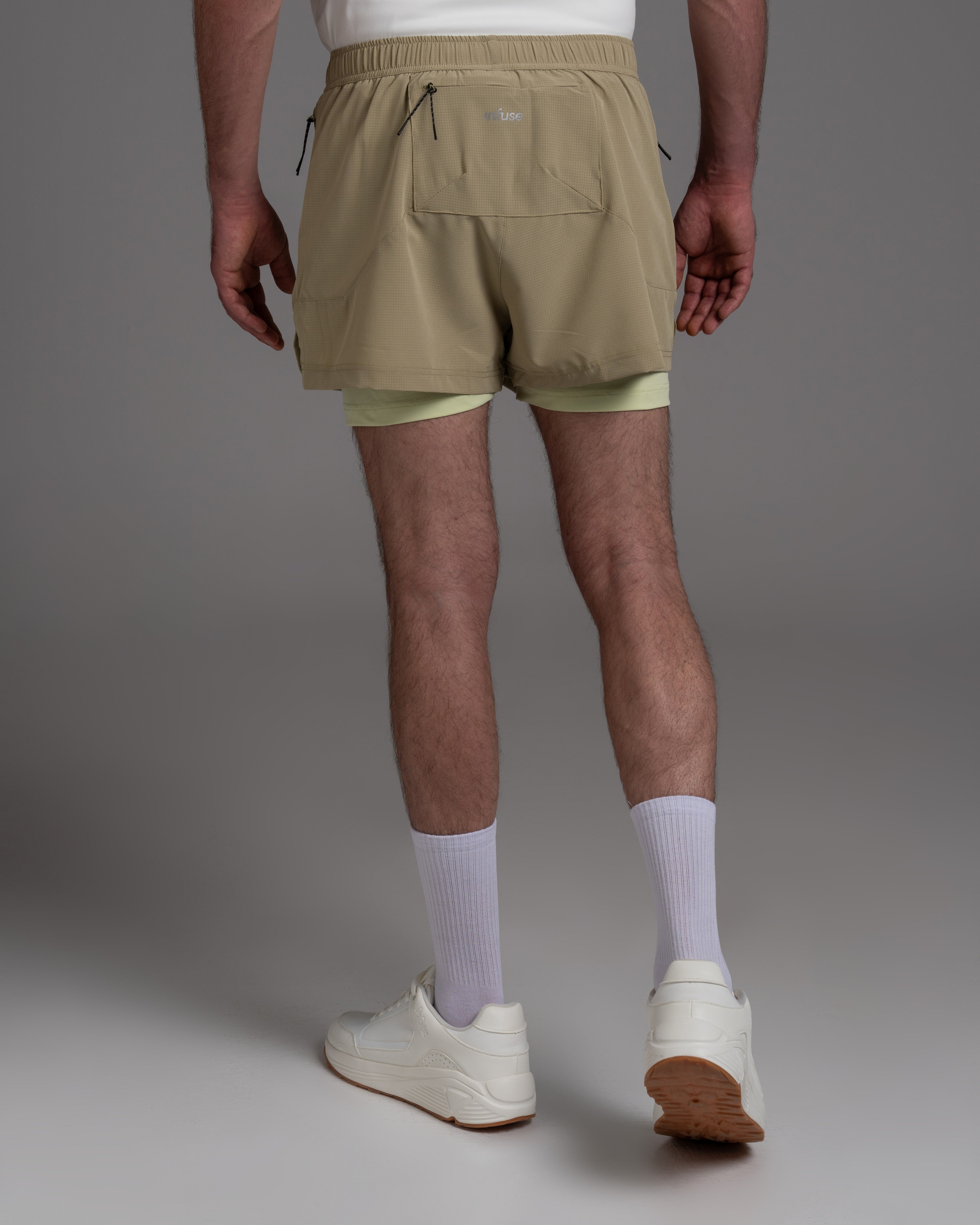 2-in-1 Breathable UPF50 Sport Shorts